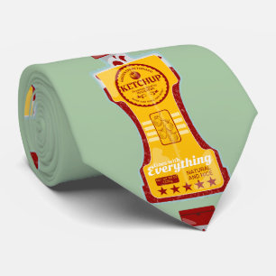 Cravate Ketchup tomate