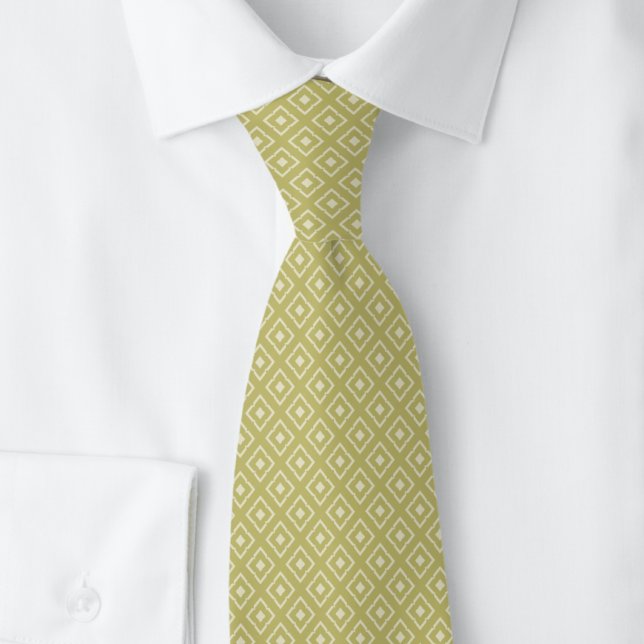 Cravate Khaki diamant cranté (Créateur téléchargé)