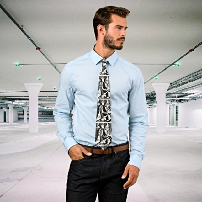 Cravate Kirchner's The Large Cow Lying Down - Art (Créateur téléchargé)