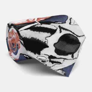 Cravate Koi (rouge et noir)