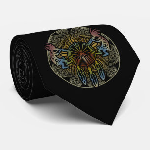 Cravate Kokopelli Duo - Homme dans le Labyrinthe - Attrape