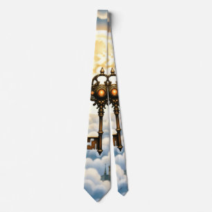 Cravate La Clé de l'Éternité – Ailes Steampunk