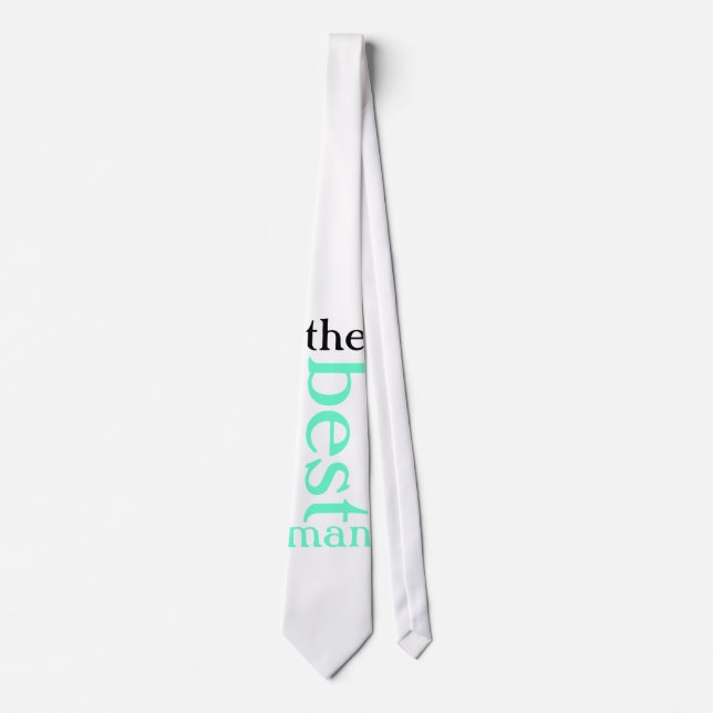Cravate La collection Teal de mariage, noircissent "le (Devant)