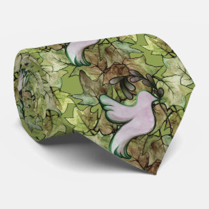 Cravate La colombe de la paix sur Terre et l'espoir de la