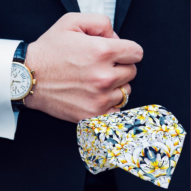 CRAVATE LA COULEUR D'EAU BLANCHE ET BLEUE MENACE LA CRAVAT (Créateur téléchargé)