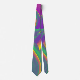 Cravate La magie des couleurs, Rainbowart 3D Abstrait