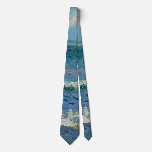 Cravate La mer aux Saintes Maries de la Mer | Van Gogh (Devant)