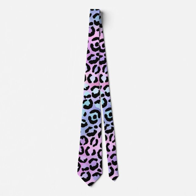 Cravate La série Iridescent Leopard Design 4 (Devant)