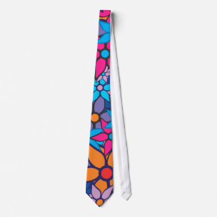 Cravate La tendance florale moderne