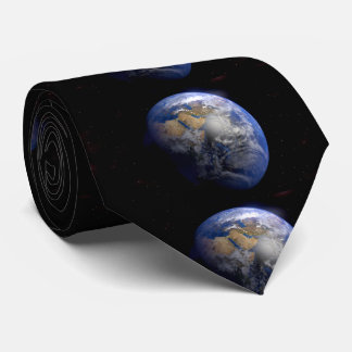 Cravate La Terre Bleue De L'Espace Inspiration