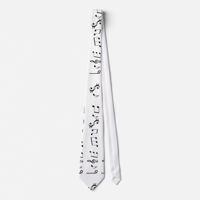 Cravate la vie de musique (Devant)