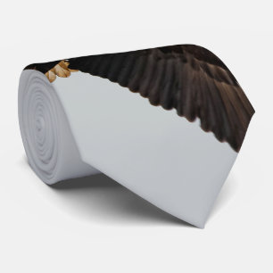 Cravate L'aigle à tête blanche prend le ciel