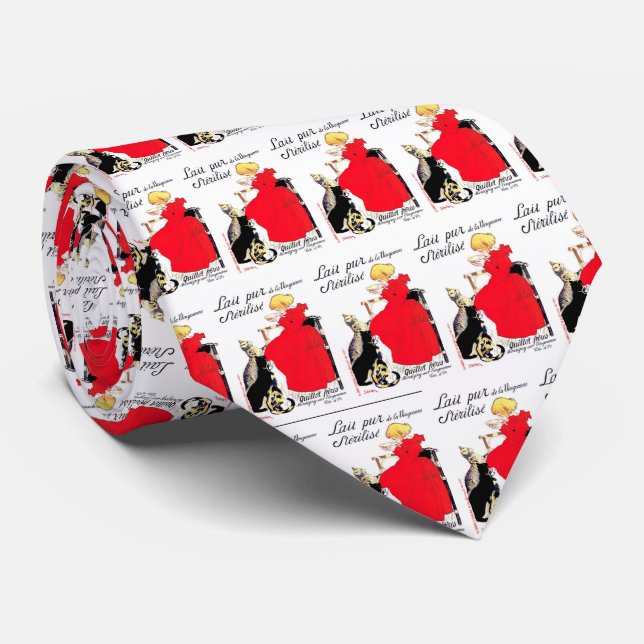 Cravate "Lait pur stérilisé de la Vingeanne" (Roulé)