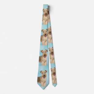 Cravate Lakeland Terrier Peinture - Cute Original Chien Ar