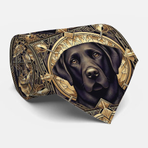 Cravate L'amoureux de chien joueur Papa chien Labrador n