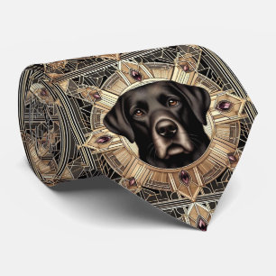 Cravate L'amoureux de chien joueur Papa chien Labrador n