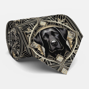Cravate L'amoureux des chiens joueur Papa chien Labrador