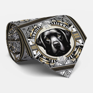 Cravate L'amoureux des chiens joueur Papa chien Labrador