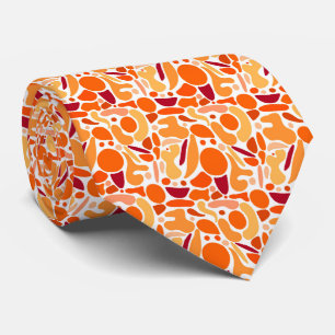 Cravate Lampe Lava Orange