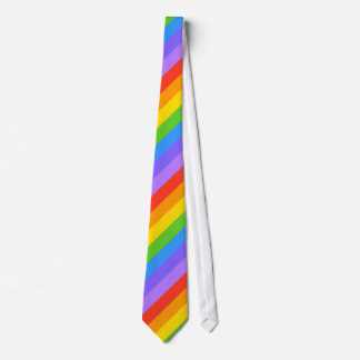 Cravate L'arc-en-ciel diagonal barre le modèle