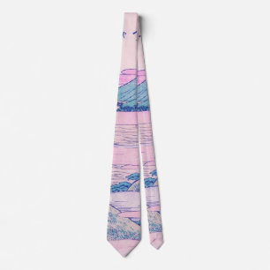 Cravate L'art Vintage japonais Fuji Ukiyo-e