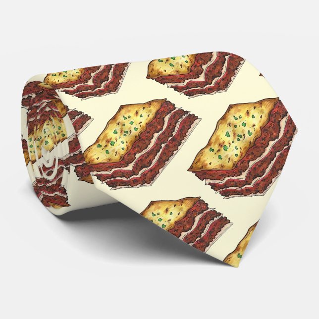 Cravate Lasagna Lasagna Italienne Cuisine américaine (Roulé)