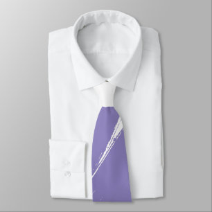 Cravate Lavender Purple Brush Arrière - plan blanc moderne