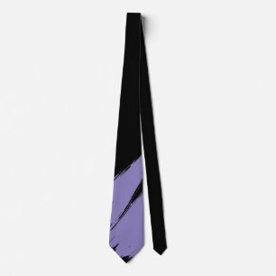 Cravate Lavender Purple Brush Arrière - plan noir moderne