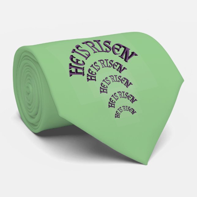 Cravate LavishlySur Il Est Ressuscité Pâques Hommes (Roulé)