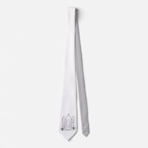 Cravate LDS Salt Lake City Temple simple mormon moderne