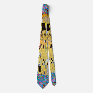 Cravate Le Baiser de Gustav Klimt, Art Nouveau vintage
