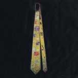 Cravate Le baiser de Gustav Klimt, détail 1<br><div class="desc">Le Kiss (allemand : Der Kuss) est une peinture à l'huile sur toile avec de la feuille d'or, de l'argent et du platine ajoutés par le peintre symboliste autrichien Gustav Klimt. Il a été peint à un moment donné en 1907 et 1908, au plus fort de ce que les savants...</div>