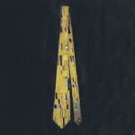 Cravate Le baiser de Gustav Klimt, détail 2<br><div class="desc">Le Kiss (allemand : Der Kuss) est une peinture à l'huile sur toile avec de la feuille d'or, de l'argent et du platine ajoutés par le peintre symboliste autrichien Gustav Klimt. Il a été peint à un moment donné en 1907 et 1908, au plus fort de ce que les savants...</div>