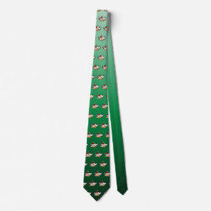 Cravate Le collier de porc de Noël volant