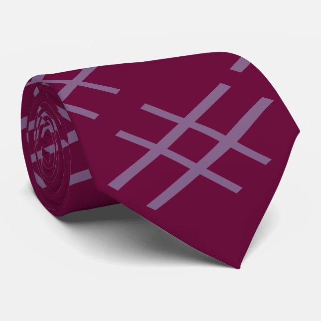 Cravate Le #Hashtag (Roulé)