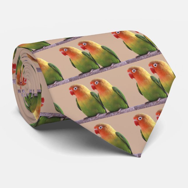 Cravate "Le Lovebird de Fischer" (Roulé)