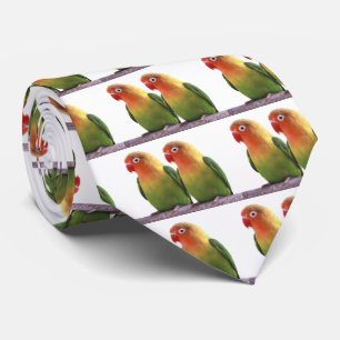 Cravate "Le Lovebird de Fischer"