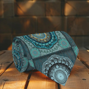 Cravate Le mandala des yeux psychédéliques gynécologiques