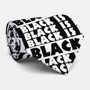 Cravate Le noir est noir