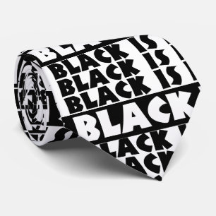Cravate Le noir est noir