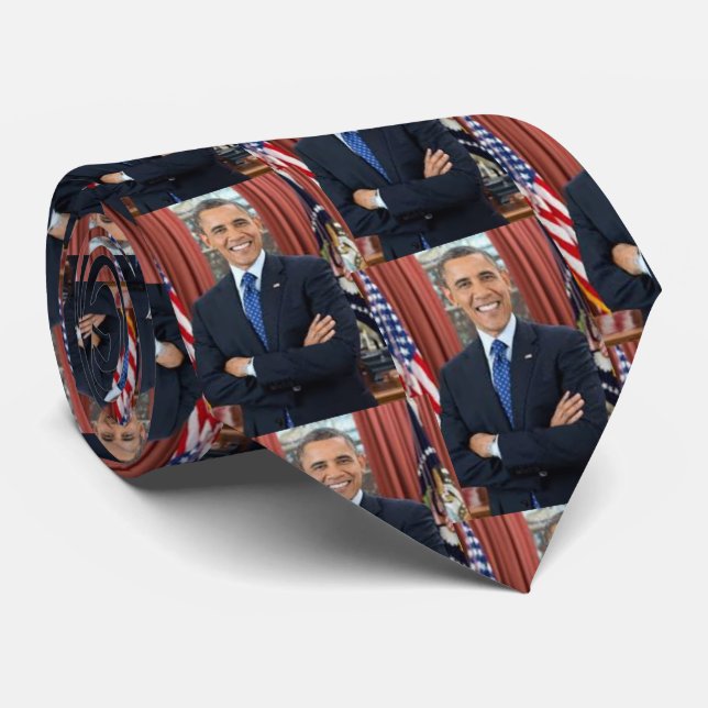 Cravate Le président Barack Obama Necktie (Roulé)