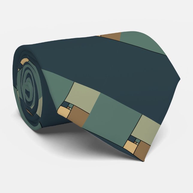 Cravate Le rapport d'or ajuste (les neutres) (Roulé)