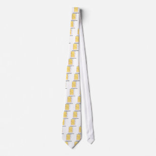 Cravate Le rectangle d'or (rapport mathématique)