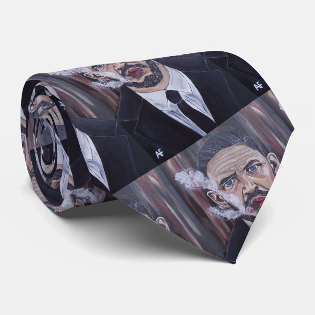 Cravate Le tableau de Mobster par Alfred Fox (Roulé)