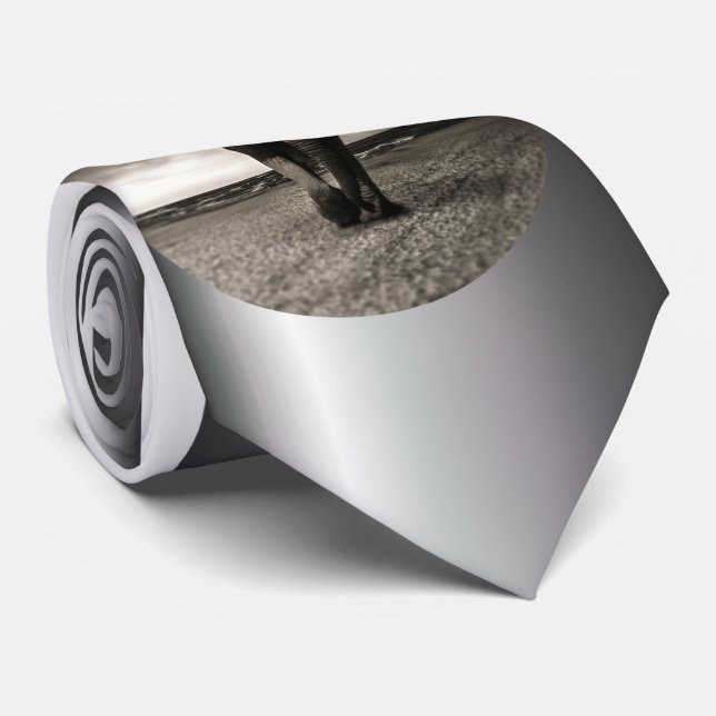 Cravate L'éléphant en fuite (Roulé)