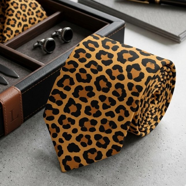 Cravate Leopard / Cheetah Print (Créateur téléchargé)