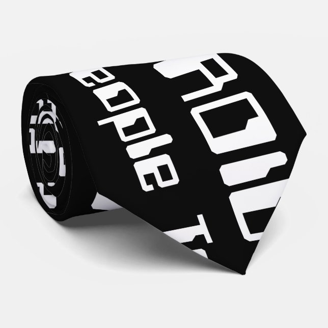 Cravate Les ANDROIDES Sont Aussi Des Gens ! (Roulé)