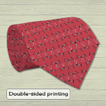 Cravate Les clubs de golf<br><div class="desc">this tie has a pattern of crossed golf club on rich deep red background. This design is simple and stylish for a keen golfer.</div>