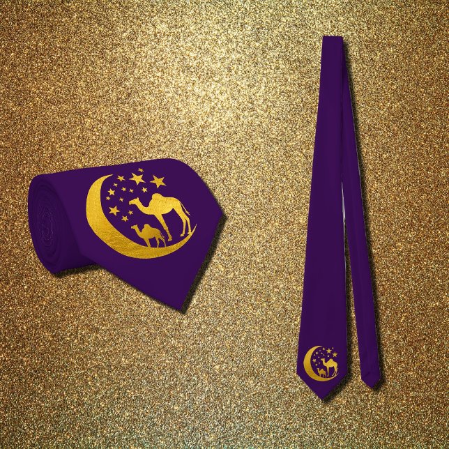 Cravate Les élégants chameaux d'or (Créateur téléchargé)