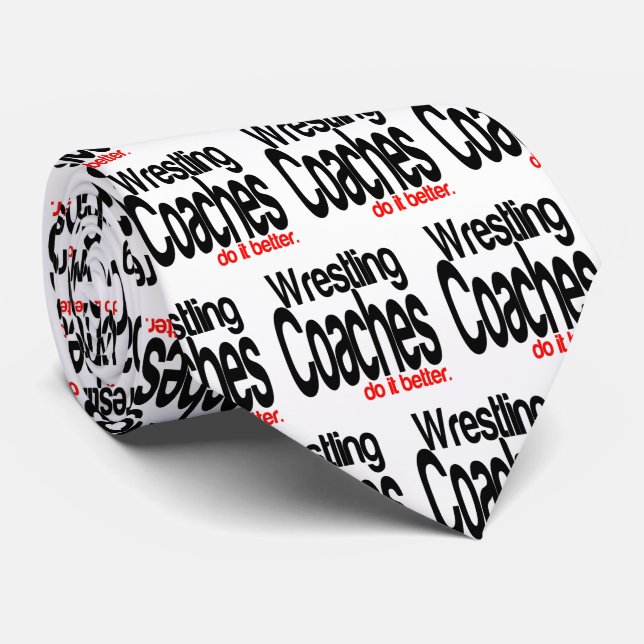 Cravate Les entraîneurs de lutte font mieux plaisanter Cra (Roulé)